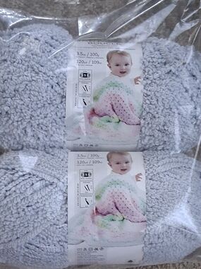 Soft Baby Knit Blanket in Light Gray - Unbranded